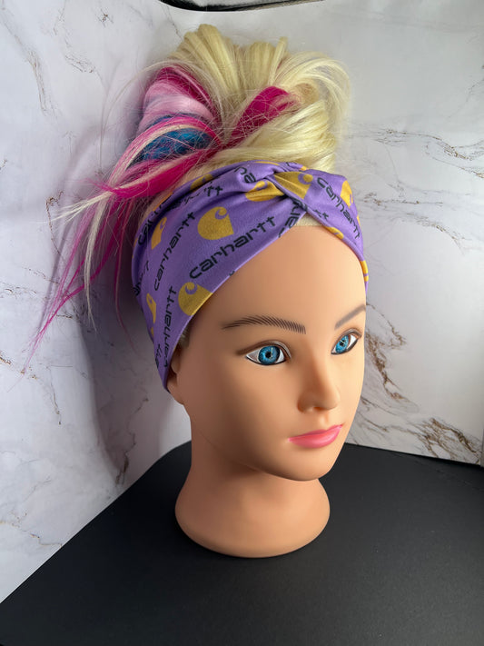 Purple Carhartt Twist Headband